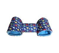 Cama para hámster de animales pequeños con túnel, juguete suave para conejos, roedores escondidos, juguete para jaula pequeña cueva para mascotas