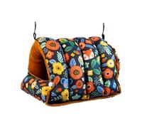 Cama para jaula de pájaros - Soft Foldable Parrot House | Cálido Nest para Cockatiel, Conure, Lovebird, Canary, Finch, Winter Hammock For Small Birds Or Hamsters, Ideal for Indoor Cold Weather