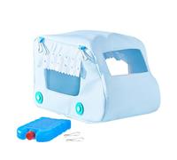 Cama para loros - Hamaca de nido de cacatúas - Nido de casa de loros con forma de coche refrescante, suministros para mascotas para pájaros amores, conure, pinza, hámster, animales pequeños