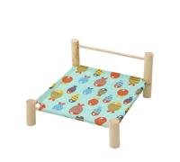 Cama para Mascotas Cama de campamento for gatos, cama for mascotas, cama de campamento for gatos for todas las estaciones, hamaca de madera desmontable y lavable for gatos fuera del suelo Cama para Pe