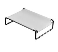 Cama para Mascotas Cama de campamento for perros de verano, reposabrazos grande for mascotas, perrera for perros, ropa de cama for perros transpirable a prueba de humedad Cama para Perros(Gray,XS-61*4