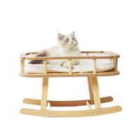 Cama para Mascotas Cama for gatos, hamaca de madera for mascotas, cama for gatos que se puede utilizar en todas las estaciones, columpio for gatos, cama de campamento for cachorros extraíble y lavable