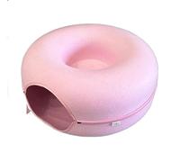 Cama para Mascotas Camas para Perros Gato cama gato túnel nido redondo fieltro gato tubo jugar juguete gato túneles para gatos de interior gato laberinto juguete atractivo Cama Perro cama gato cueva (