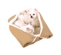 Cama para mascotas - Cojín de dormir cerrado lavable 2 en 1, diseño de cobertizo de invierno de felpa suave, estructura plegable y cómoda con cojín extraíble | Cama para gatitos,