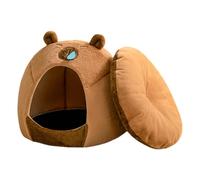 Cama para mascotas con forma de capybara. Cama para mascotas con forma de para perros y mascotas, cama extraíble para mascotas, cama aislada para mascotas