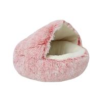 Cama Para Mascotas De Medio Bolsillo Perrera Para Mascotas, Nido De Peluche Para Sueño Profundo, Cama Suave Y Cómoda, Suministros Para Mascotas, L