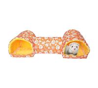 Cama para mascotas, fácil de , 51 x 17 x 15 cm, y tubo, para hámster, lavable, para erizos, ardillas
