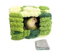 Cama para mascotas, para dormir para pájaros, cama de jaula de felpa con un diseño cómodo, función cálida, función de lavado rápido, herramienta para mascotas, accesorio de hábitat para el