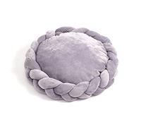 Cama para Mascotas pequeña de Tejido Suave con cojín Desmontable - Perrera cálida de Color Caramelo para Perros y gatos