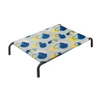 Cama Para Mascotas Perrera for perros, cama Universal for acampar for perros, cama Corgi extraíble y lavable de verano, cama for mascotas fuera del suelo a prueba de humedad Cama Para Mascotas Grande(