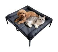 Cama para mascotas, resistente al agua, portátil mate y no deslizante, Oxford Outdoor Dog Bed with Detachable Cushion, perfecta para puppies, perros, viajes, camping, interior y uso al aire libre