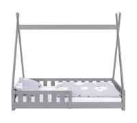 Cama infantil tipi en madera de pino con/sin colchón espuma fría color a elegir