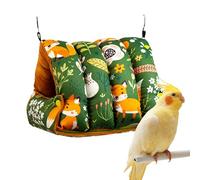 Cama Para Pájaros - Cómoda Suave Casa Plegable | Cabaña Cálida para Aves y Casa de para Periquitos - Para Cacatúa, Loro, Canario, Conuro, Hámster, Conejito, Dormir, Descansar Y Cría En Interior