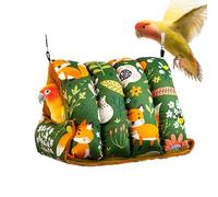 Cama para pájaros para Jaula: Refugio de Santuario Forrado con Plumas, rincón de Felpa cómodo, Refugio de Invierno, Refugio Interior para Mascotas, Esquina cálida y cómoda. Los pájaros