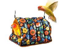 Cama para periquitos, cómoda casa plegable y suave, casa cálida para pájaros, casa anidada para periquitos | para pájaros amores, canarios, pinzones y hámsteres, interiores, invierno, clima frío para