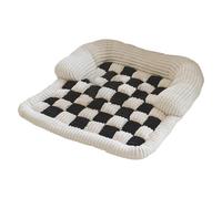 Cama para perro - 27,56 pulgadas Cama para mascotas Ultra Suave de franela | Cojín de sueño acolchado cómodo - Camas de relajación antideslizantes para perros para un sueño tranquilo en casa