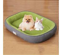 Cama para Perro - Almohada para Mascotas ColchóN para Perros Que Protege La Columna Vertebral Suave Y CóModa Antideslizante Y Transpirable Apto para Perros De Todos Los TamañOs(Green,60x47cm)