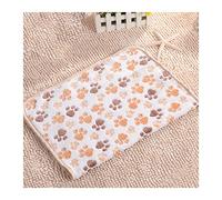 Cama para Perro, cálida, Tipo caseta, con Estampado, para Cachorro, Plegable, para Gato (Manta 01, M)