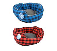 Cama Para Perro Duvo+ Ranch Ovalada 41x38x20 Cm Bordes Cómodos Material Suave