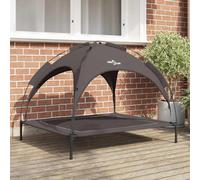 vidaXL Cama para perro Marrón xl Acero