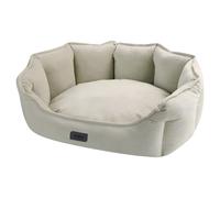 Cama Para Perro Nobby Cacho Ovalada Beige, Acogedora, Cordón Antideslizante
