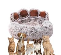 Cama para Perro | Sofá de Dormir de Felpa Antideslizante con Almohadilla Interior extraíble, cojín en Forma de Pata para Perro, Gato, Gatito, Cachorro, en casa y Tienda de Mascotas