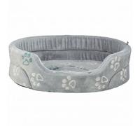 Cama para perro Trixie Jimmy Soft Edition Oval Gris claro 75 × 65 cm