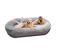 Cama para perros, acogedora cama de piel sintética para perros medianos y grandes, funda extraíble lavable, ideal para mascotas y seres humanos