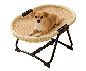 Cama para perros al aire libre, portátil, plegable, lavable, antideslizante, 22.44 x 16.14 x 10.23 pulgadas, cama para perros al aire libre, para mascotas, gatos, , cachorros, dormir, acampar