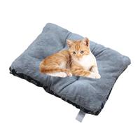 Cama para Perros: Alfombra de Mascotas de Felpa Duradera, delineador de Cajas Blandas | 68 × 50 × 8cm Cojín de Invierno liviano para Cachorros o Gatitos, Almohadilla para Dormir portátil para Dormir,