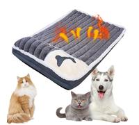 Cama para perros - Alfombrilla lavable para jaula de perro con parte