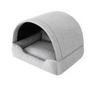 Cama para perros, casa de tela, cueva para gatos, caseta para perros, canasta para perros, cama para dormir, muebles para animales, sofá para perros, cenizas, L: 60 x 47 cm