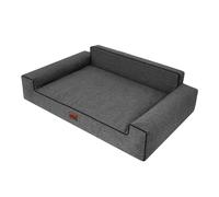 Cama para perros, cojín para perros, cama, cojín para mascotas, sofá para perros, suave, negro, 98 x 66 cm