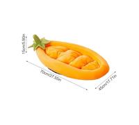 Cama para perros, color de berenjena, base no deslizante, suave lavable, versátil fácil mantenimiento acogedor Pet Mat para viajar, hogar, perrera, campamento, exterior, uso de automóviles, 27.56