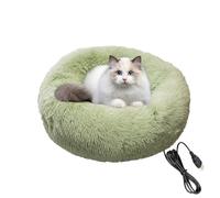 Cama para perros con calefacción - Estera termostática para calentar mascotas, suave y lavable, almohadilla de franela, para perros pequeños, cachorros y | Superficie interior calmante para do