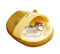 Cama para Perros con Cueva de la Cubierta, Cama de Cueva - Cozy Cat Bed - Diseño de Zapatilla Ninding Suave y Suave con Borde Elevado para Razas pequeñas Razas Grandes Cachorros para Personas Mayores