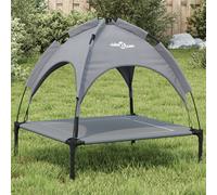 vidaXL Cama para Perros con Dosel Antracita Tela Oxford y Acero