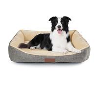 Cama para Perros Grande con Forro Polar Suave, Lavable a Máquina, Antideslizante, Transpirable, Disponible en Varios Tamaños y Colores,relleno de fibra huesca virgen, Cama para Mascotas, 65x45cm