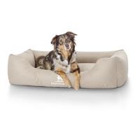 Cama para perros Knuffelwuff Finlay de nailon XL, 105 x 75 cm, beige