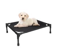 Cama para perros | Siempre es fácil con la carpa de sombra con dosel, no se requieren herramientas o tornillos para el ensamblaje. Cama de perros elevado plegable de acuerdo con las instrucciones | Co