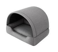 Cama para perros y cueva para gatos de tela de grafito - L: 60 x 47 cm, lugar para dormir para perros y gatos, mueble para animales, sofá para perros