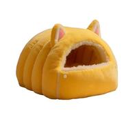 Cama para - Refugio Semi-cerrado con forma de cúpula, cama caliente gato, rincón acogedor para dormir, nicho de lana suave |, ideal para la habitación, el balcón, el apartamento o el hogar invierno