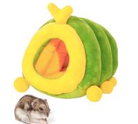 Cama pequeña para hámster | Cama cálida para hámster de oruga | Nido de dormir de algodón, accesorios lavables para hámster, chinchilla y cobayas