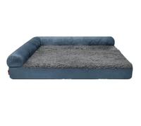 Cama Perro Cama Gato Cama para Mascotas Cama grande para perros, camas lavables para perros, cama rectangular para perros con parte inferior antideslizante, funda extraíble, forro impermeable Camas pa
