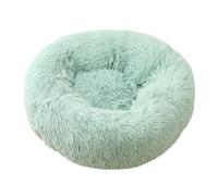 Cama Perro Cama Gato Cama para Mascotas Small Calming Donut Cat Dog Bed Anti-Anxiety Washable Round Cozy Soft Fluffy Faux Fur Pillow Cuddler Camas para Perros Camas de Gatos ( Color : D , Size : 60*60