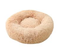 Cama Perro Cama Gato Cama para Mascotas Small Calming Donut Cat Dog Bed Anti-Anxiety Washable Round Cozy Soft Fluffy Faux Fur Pillow Cuddler Camas para Perros Camas de Gatos ( Color : E , Size : 40*40