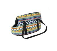 Cama Perro Coche Transportín Acolchado Perros Pequeños Mochila Suave Portátil para Cachorros Gatos Bolso Caminar Al Aire Libre Yorkshire Bulldog Accesorios Mascotas(Print 2,S)