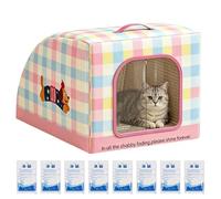 Cama portátil para mascotas Cooling Cat House | Tejido Oxford aislante