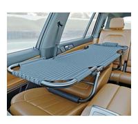 Cama Portátil para Viajes en Coche, Cama de Camping Plegable Robusta para Adultos, Chasis de Acero Plegable, con Bolsa de Transporte, para un Confort Último(Gray)