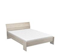 Cama Prins Habitación Dormitorio Color Roble Estilo Moderno Estructura con Cabecero 135-140x190/200cm